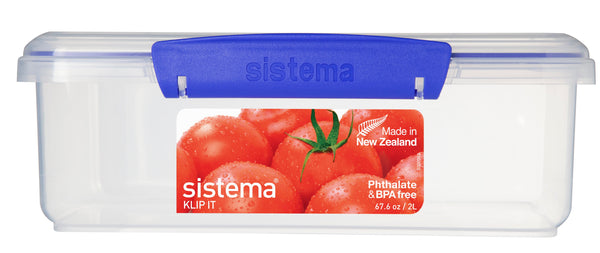 Sistema Klip It Rectangular Food Storage 2L