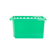 Pack of 5 Wham Crystal 28L Tinted Green Box and Lid