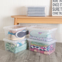 Pack of 5 Wham Crystal 11L Box and Lid