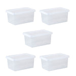 Wham Crystal 11L Box & Lid - Pack of 5