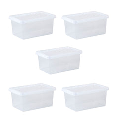 Pack of 5 Wham Crystal 11L Box and Lid