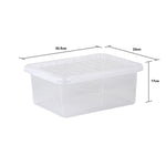 Wham Crystal 17L Box & Lid - Pack of 5
