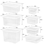 Wham Crystal Box with Lid - Set of 7 (Multisize)