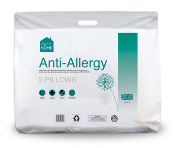 Right at Home Hollowfibre Anti-Allergy Pillow Pair