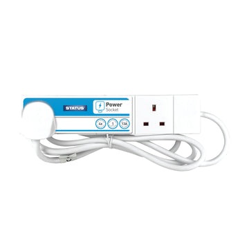 Status 4 way 1 Mtr Extension Socket 1 pk