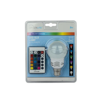 Status 3W GLS Colour Changing LED Light Bulb