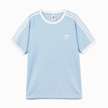 Adidas Originals 3 Stripe T-Shirt Mens - Clear Sky