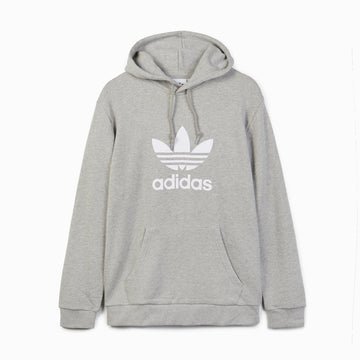 Adidas Trefoil Hoody Mens - Grey Marl