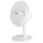 BLACK+DECKER 9inch Desk Fan with Copper Motor White