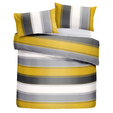 Fusion Betley Duvet Cover Set - Ochre