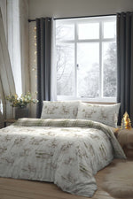 Dreams & Drapes Lodge Broxburn Check Duvet Cover Set-Green
