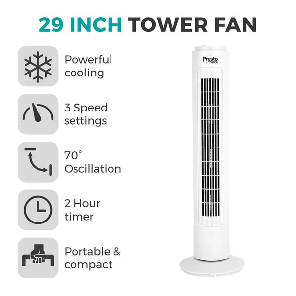 Tower Presto 29inch Tower Fan