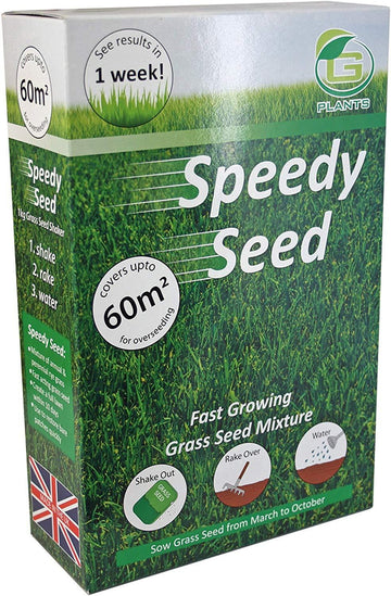 Speedy Seed Grass Seed 60sqm 1Kg