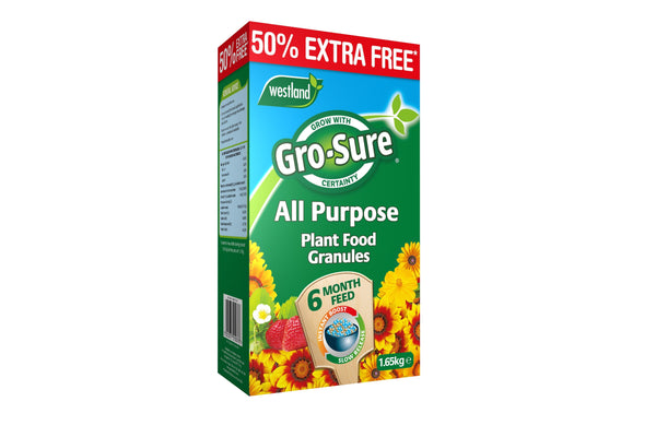 Outmore Gro-Sure 6 Month Slow Release Plant Food 1.1Kg + 50% Free