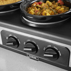 Tower Three Pot Slow Cooker