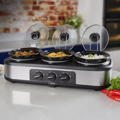 Tower Three Pot Slow Cooker