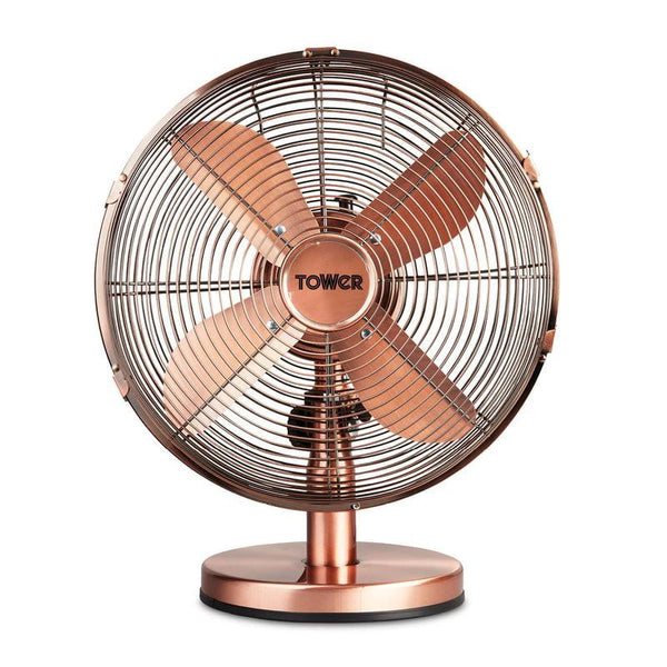 Tower 12 Inch Metal Desk Fan