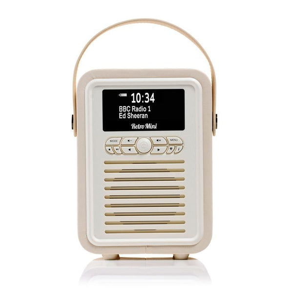 VQ Retro Mini DAB Radio Cream