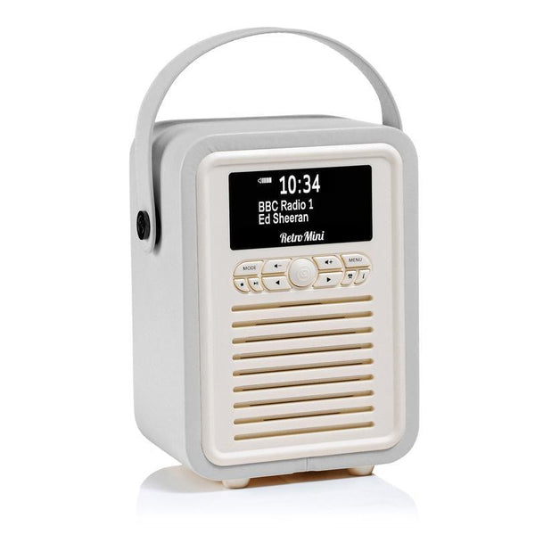 VQ Retro Mini DAB Radio Grey