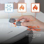 Warmlite 2000W Flat Fan Heater