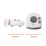 Warmlite 2000W Flat Fan Heater