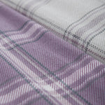 Appletree Hygge Aviemore Check Duvet Cover Set - Heather