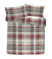 Appletree Hygge Connolly Red Duvet Cover Set