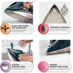 Beldray Duo Glide 2200W Steam Iron