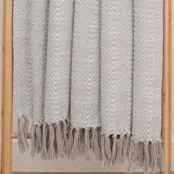 Appletree Loft Herringbone Throw 130x180cm